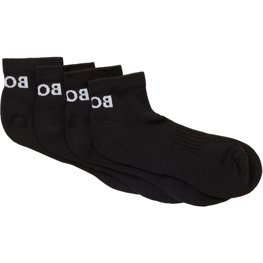 Hugo Boss 2 Pack Sport Ankle Socks - Black 001